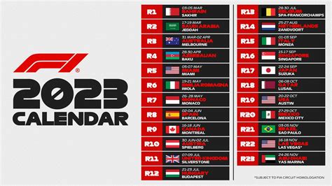 f1quali|fórmula 1 calendário 2023.